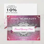 Classy Fancy Vlourish Salon Sale Briefkaart Mailer (Voorkant / Achterkant)