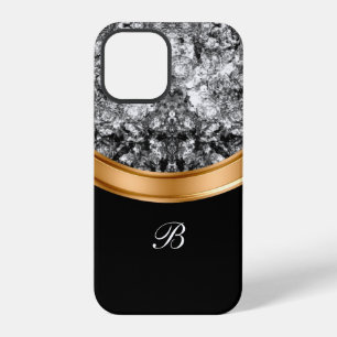 Classy Faux Crystal Bing Monogram iPhone 12 Pro Hoesje