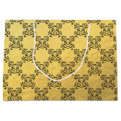 Classy Faux Gold Foil Gift Bag - Groot, glanzend Large Cadeautasje (Voorkant)