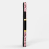 Classy Faux Rhinestone Jewel Glitter Monogram Case-Mate iPhone Case (Achterkant/rechts)