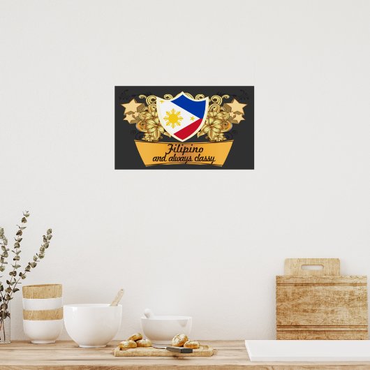 Classy Filipino Poster (Keuken)