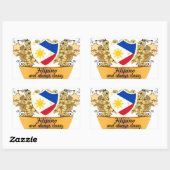 Classy Filipino Rechthoekige Sticker (Vel)