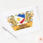 Classy Filipino Rechthoekige Sticker (Envelop)