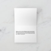 Classy Financial Advisor Business Hartelijk dank Bedankkaart (Binnen)