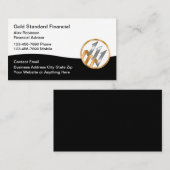 Classy Financial Advisor Logo Visitekaartjes (Voorkant / Achterkant)