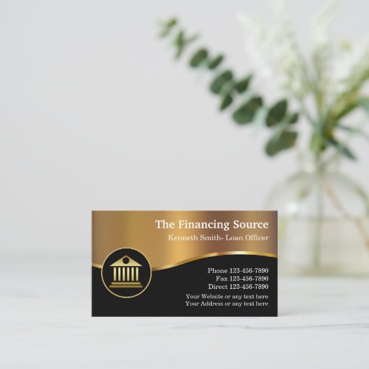 Classy Financial Services Visitekaartje (Staand voorkant)