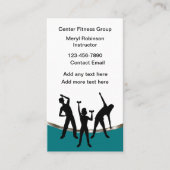 Classy Fitness Class Instructeur Visitekaartjes (Voorkant)