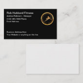 Classy Fitness Coach en trainer Visitekaartje (Voorkant / Achterkant)