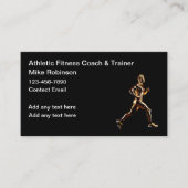 Classy Fitness Coach of atletische trainer Visitekaartje (Voorkant)