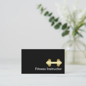 Classy Fitness Personal Trainer Visitekaartjes (Staand voorkant)