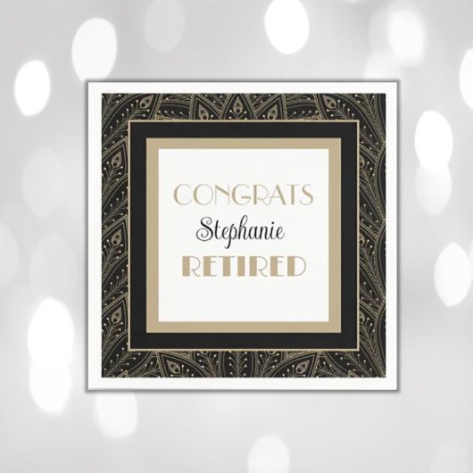 Classy Flair! Pensioenfeestservetten Servet