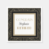 Classy Flair! Pensioenfeestservetten Servet (Voorkant)