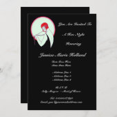 Classy Flapper ~ Hen Night Kaart (Voorkant / Achterkant)