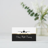 Classy Flight Training Service Visitekaartje (Staand voorkant)