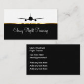 Classy Flight Training Service Visitekaartje (Voorkant / Achterkant)