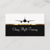 Classy Flight Training Service Visitekaartje (Voorkant)