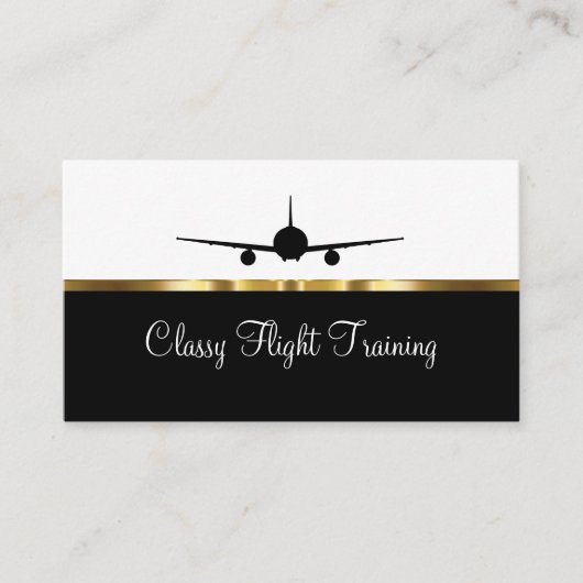 Classy Flight Training Service Visitekaartje (Voorkant)