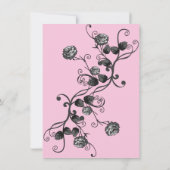 Classy Floral Bridal Shower Kaart (Achterkant)
