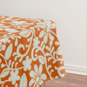 Classy Floral Damask Burnt Oranje Pattern Tafelkleed (Voorbeeld)