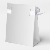 Classy Floral Gem, Zilveren ingelijste bruiloft Bedankdoosjes (Achterkant)