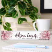 Classy Floral Lelies Naambordje