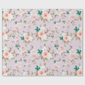 Classy Floral Pattern Cadeaupapier (Vlak)