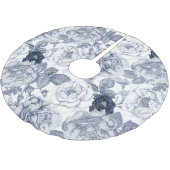 Classy Floral Pattern Kerstboom Rok (Gekanteld)