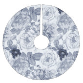 Classy Floral Pattern Kerstboom Rok (Voorkant)