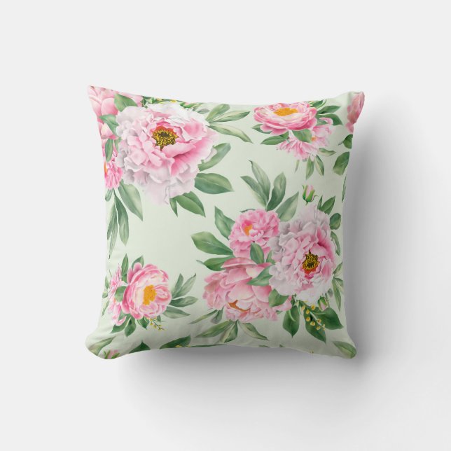 Classy Floral Pattern Kussen (Voorkant)
