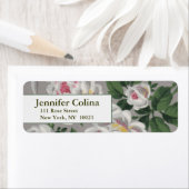 Classy & Floral retour adreslabels Etiket (Insitu)