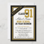 Classy Formal High School Reunion-uitnodigingen Kaart (Voorkant)