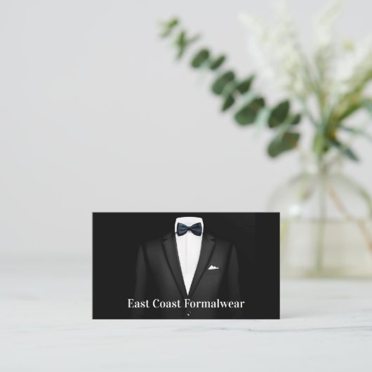 Classy Formalwear Visitekaartjes (Staand voorkant)