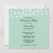 Classy Fotocollage Afstuderen Uitnodiging (Achterkant)