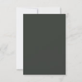 Classy Framed Gay Beer Wedding RSVP Kaartje (Achterkant)
