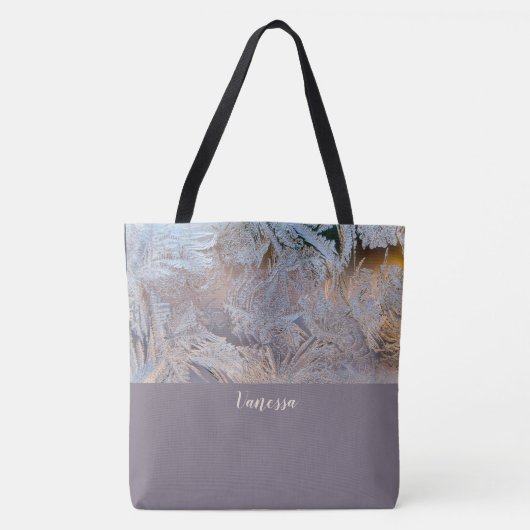 Classy Frosted Monogrammed Canvas tas (Voorkant)