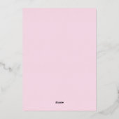 Classy Galentine's Favorite Things Party Folie Uitnodiging (Achterkant)