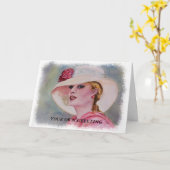 CLASSY GARDEN PARTY  WENSKAARTEN KAART (Gele Bloem)