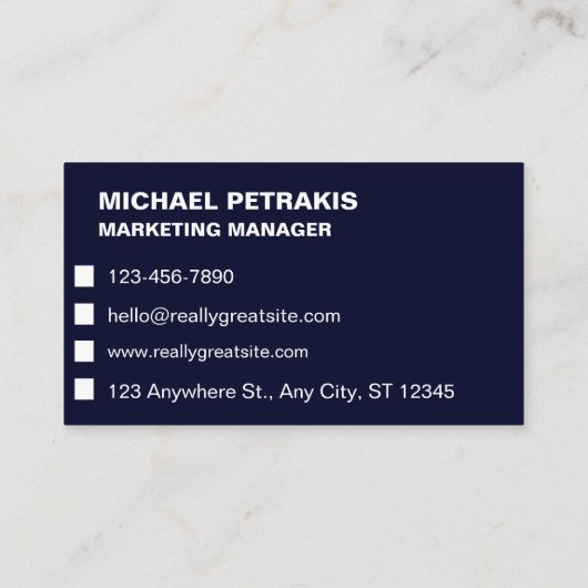 Classy gebruikte auto dealer Visitekaartje (Achterkant)