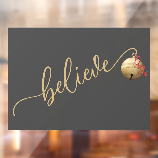 Classy GELEVE Jingle Bell Kerstmis Raamsticker (Vel 2)