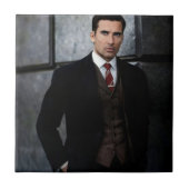 Classy Gentleman ceramic tile Tegeltje (Voorkant)