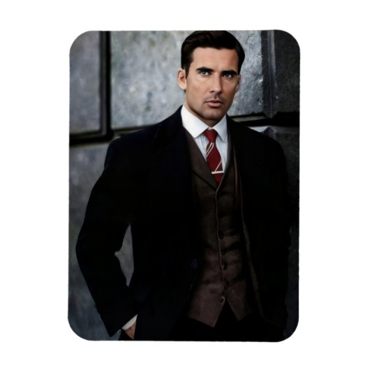 Classy Gentleman flexible photo magnet Magneet (Verticaal)