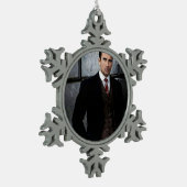 Classy Gentleman snowflake ornament (Links)