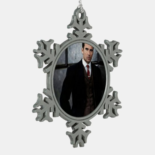 Classy Gentleman snowflake ornament (Links)