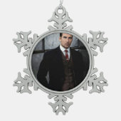 Classy Gentleman snowflake ornament (Voorkant)