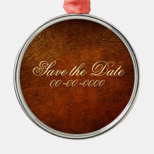 Classy Genuine Leather Designer Ornament (Voorkant)