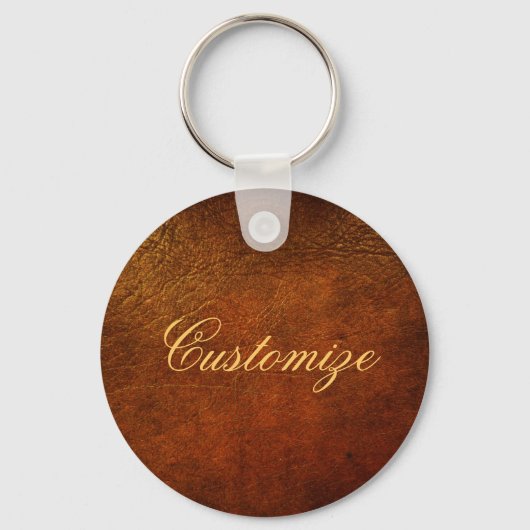 Classy Genuine Leather Designer Sleutelhanger (Voorkant)