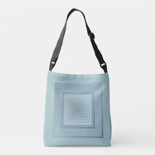 Classy geometrische vierkanten crossbody tas (Achterkant)