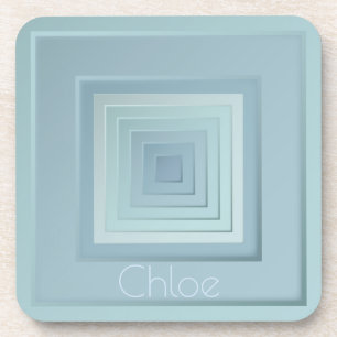 Classy geometrische vierkanten drankjes onderzetter