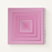 Classy geometrische vierkanten notitieboek (Achterkant)