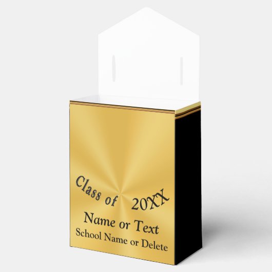 Classy gepersonaliseerde Afstuderen gunstboxen Bedankdoosjes (Geopend)